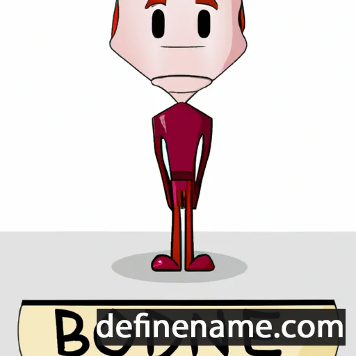 cartoon of the name Bodene