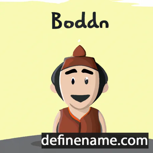 cartoon of the name Bodhani