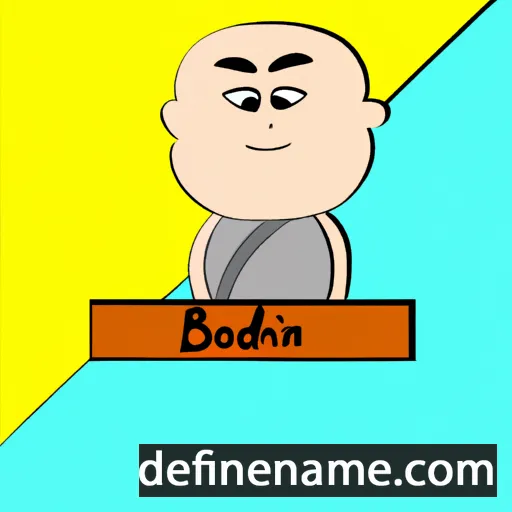 cartoon of the name Bodhin