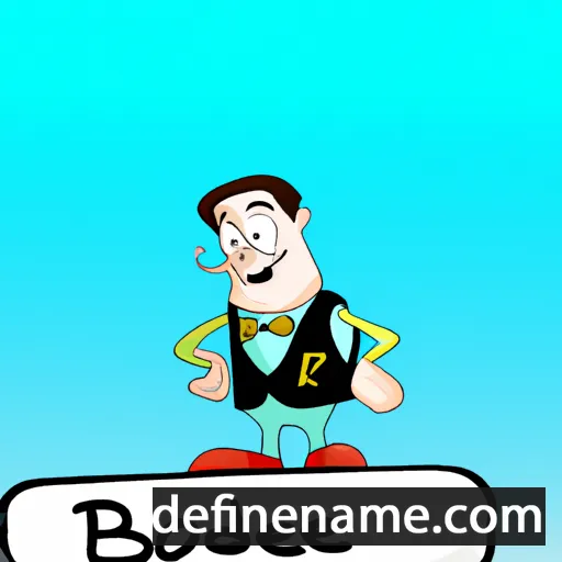 cartoon of the name Bodisere