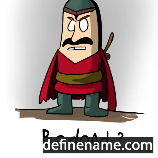 cartoon of the name Bodvar