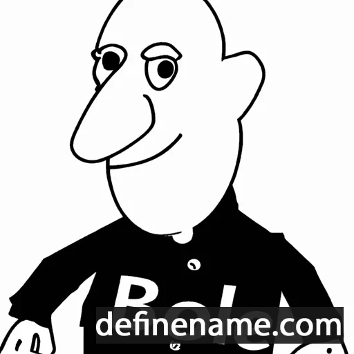 cartoon of the name Boell