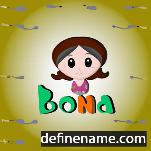 cartoon of the name Boena