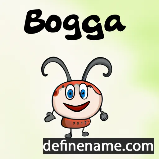 cartoon of the name Bogárka