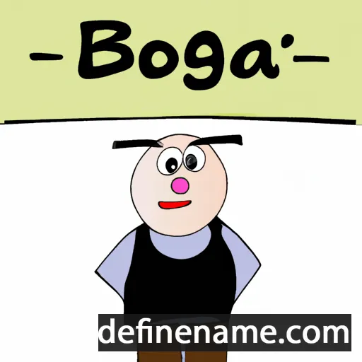 cartoon of the name Bogát