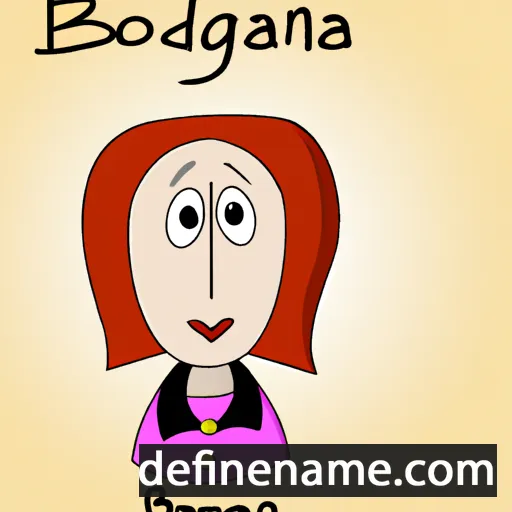 cartoon of the name Bogdanica