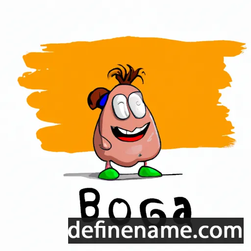 cartoon of the name Bogica