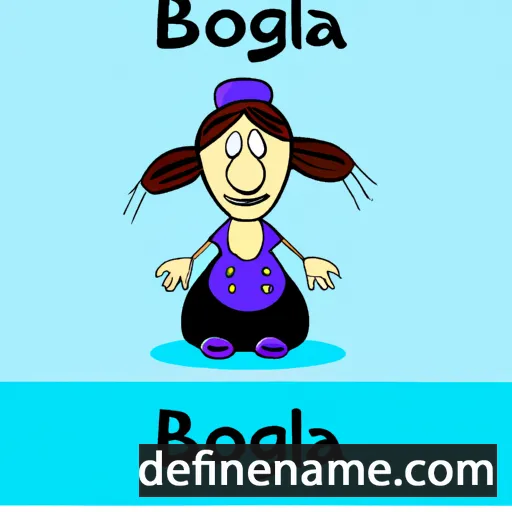 cartoon of the name Bogmiła