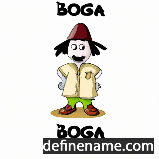 cartoon of the name Bogoja