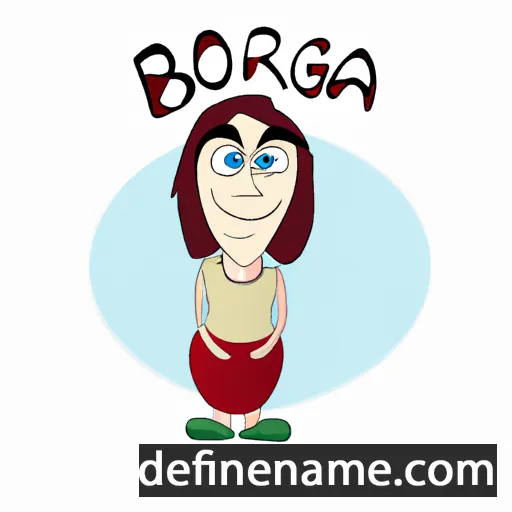 cartoon of the name Bogomira