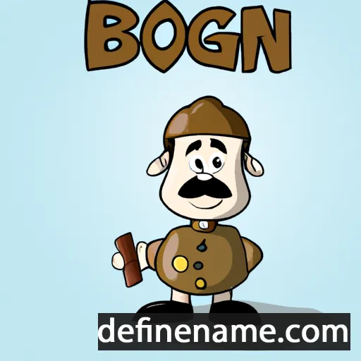 cartoon of the name Bogun