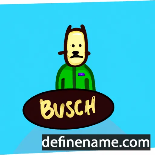 cartoon of the name Bogusch