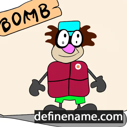 cartoon of the name Bohuměr