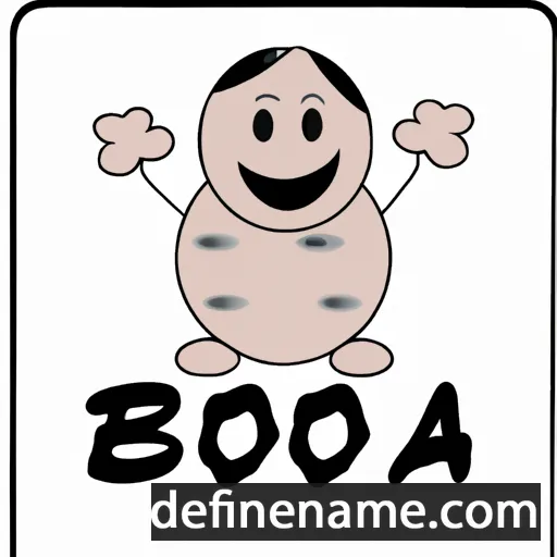 cartoon of the name Boja