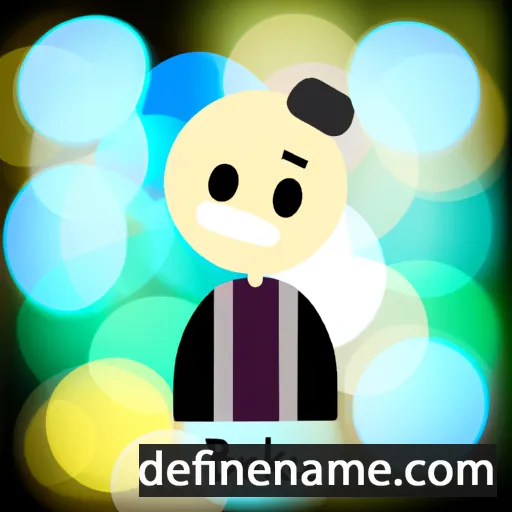 cartoon of the name Bokeh