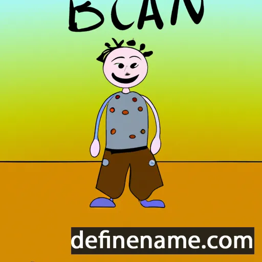 cartoon of the name Bolan