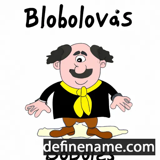 cartoon of the name Boleslovas