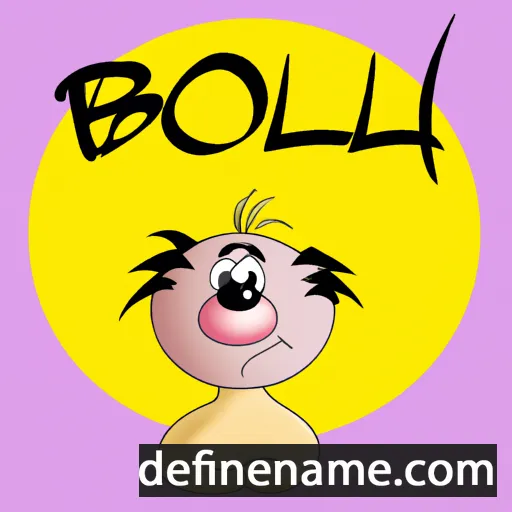 cartoon of the name Bolli