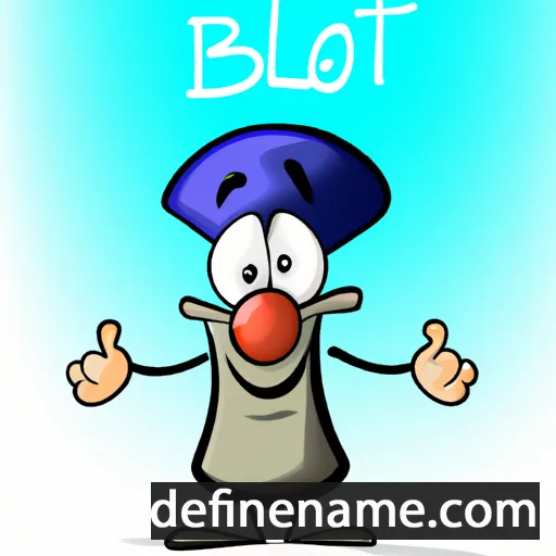 cartoon of the name Bolot