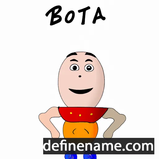 cartoon of the name Bolta