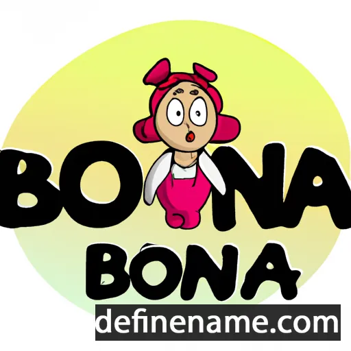 cartoon of the name Bonača