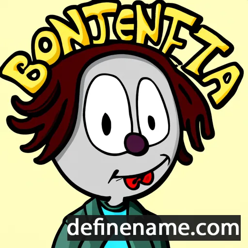 cartoon of the name Bonaentura