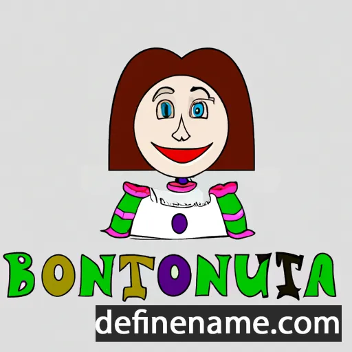 cartoon of the name Bonaintura