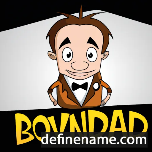 cartoon of the name Bondavid