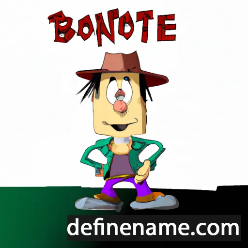 cartoon of the name Bonfante