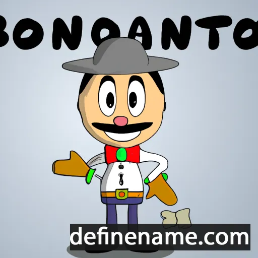 cartoon of the name Bonfantino