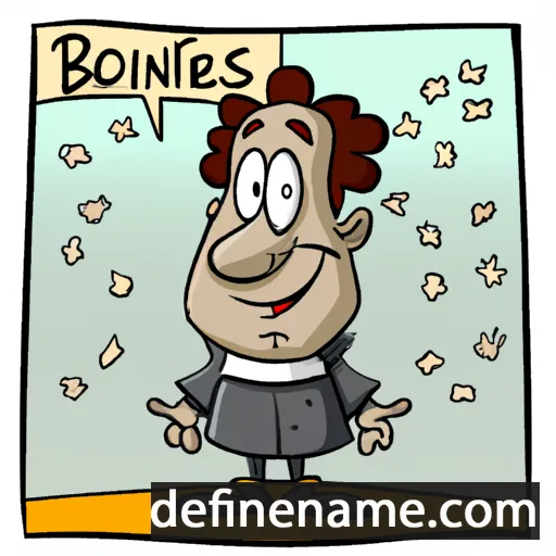 cartoon of the name Bonfilius