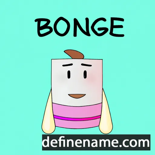 cartoon of the name Bongbong