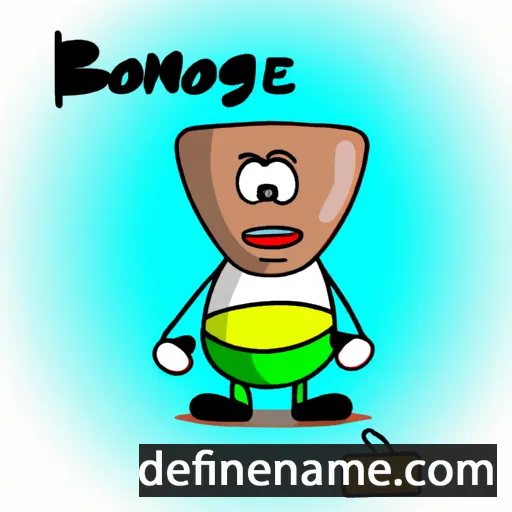 cartoon of the name Bongi