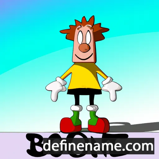 cartoon of the name Boniek