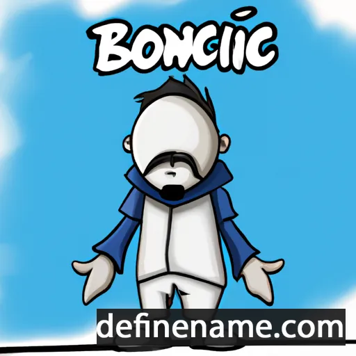 cartoon of the name Bonifaci