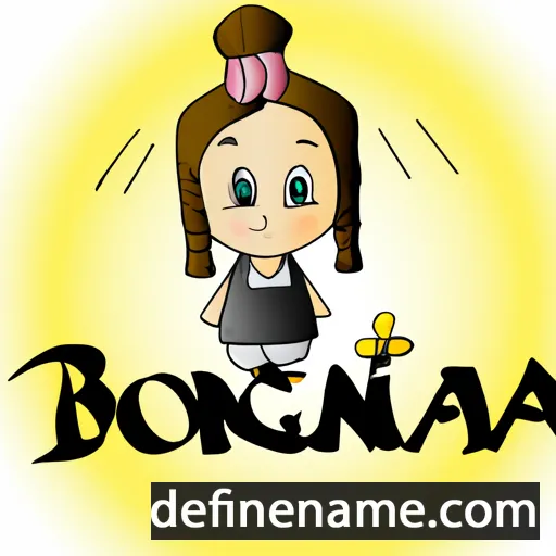 cartoon of the name Bonifacija