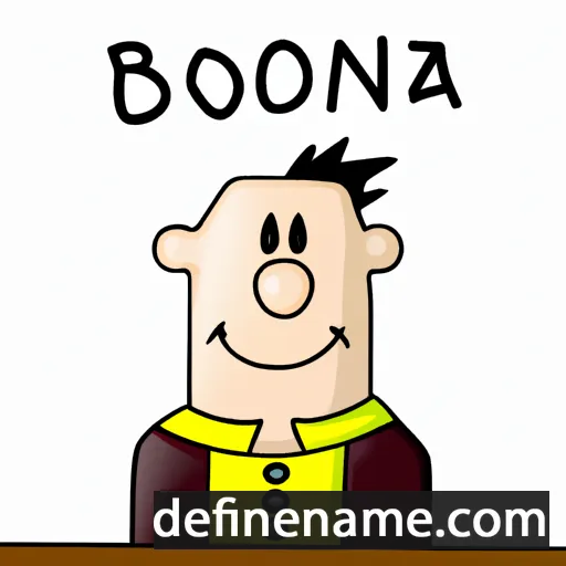 cartoon of the name Bonifazi