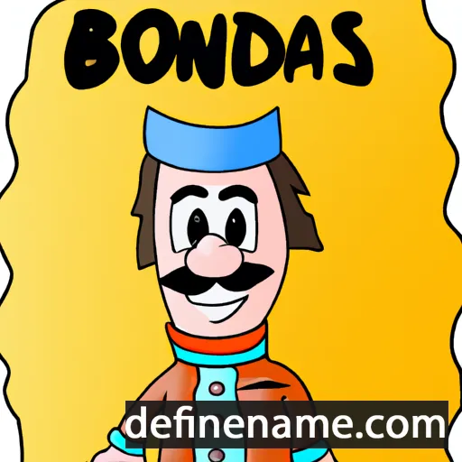 cartoon of the name Bonjudas