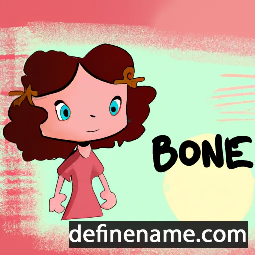 cartoon of the name Bonne