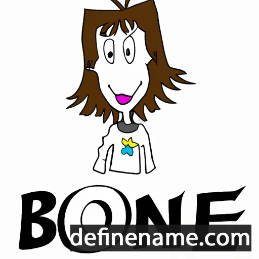 cartoon of the name Bonnee