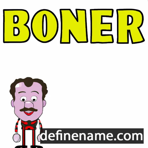 cartoon of the name Bonner