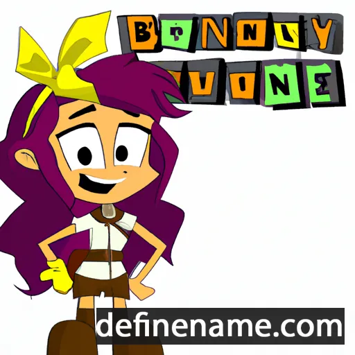 cartoon of the name Bonnyventure