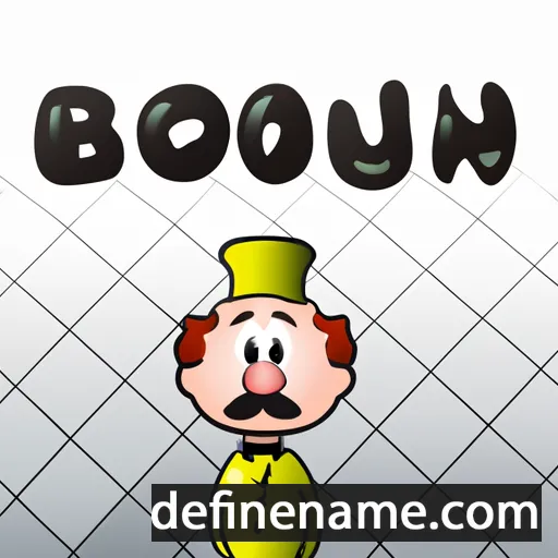 cartoon of the name Bonum