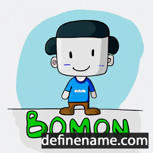 cartoon of the name Boonruen