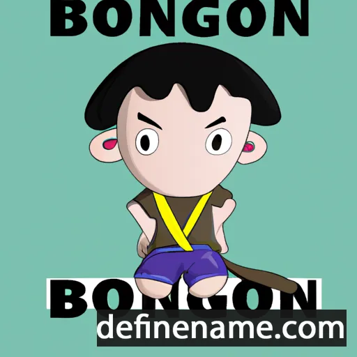 cartoon of the name Boonsong