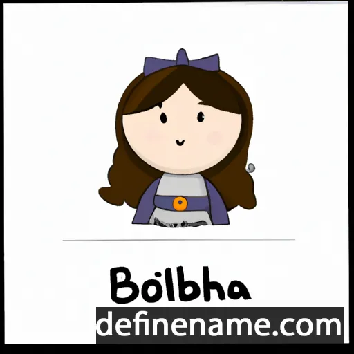 cartoon of the name Bóthilda