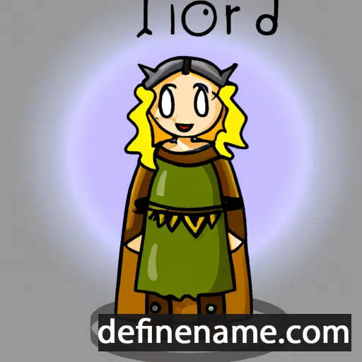 cartoon of the name Bóthildur