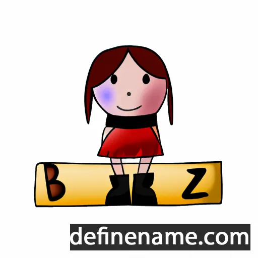 cartoon of the name Bòżena