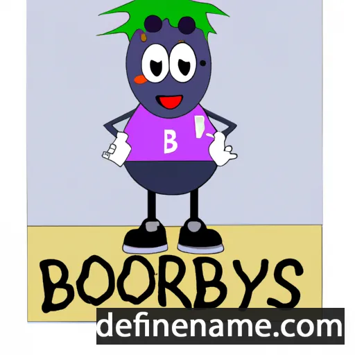 cartoon of the name Börries