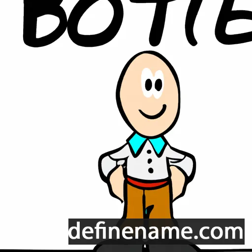 cartoon of the name Börte